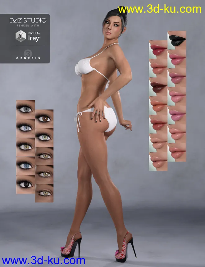DT- Lynn for Genesis 3 Female模型的图片11