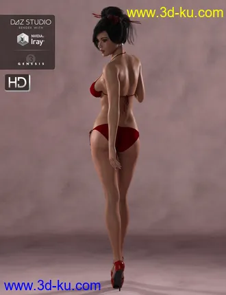 3D打印模型DT- Natalie HD for Genesis 3 Female(s)的图片