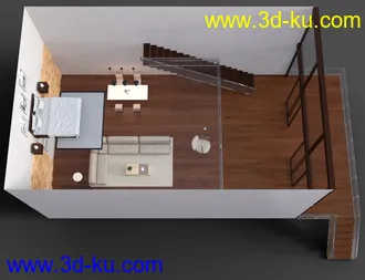 3D打印模型Duplex Living的图片