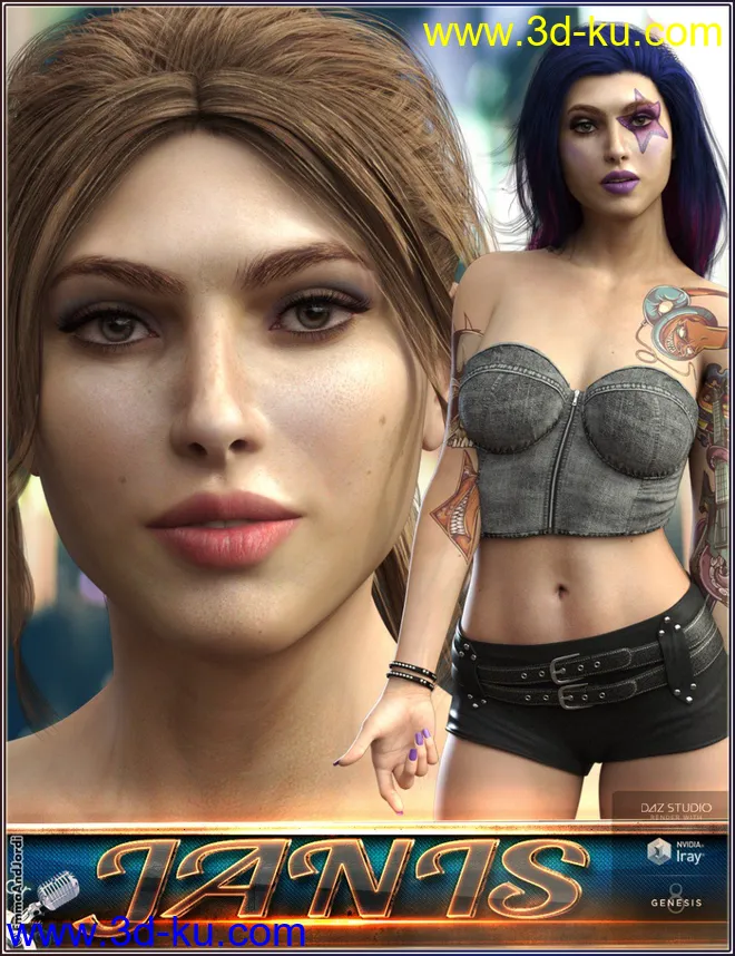 EJ Janis for Genesis 8 Female模型的图片1