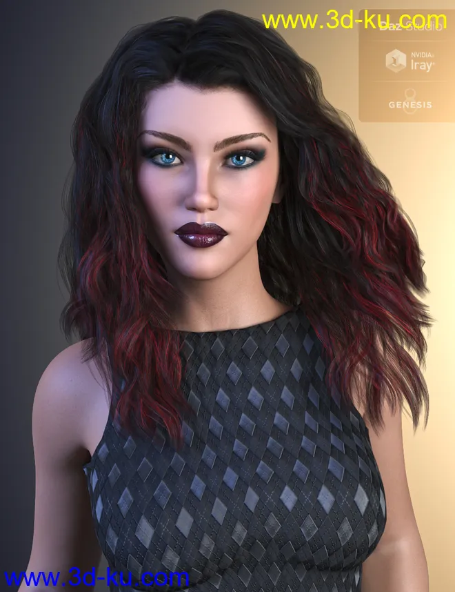 Elena HD for Genesis 8 Female模型的图片5