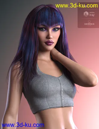 3D打印模型Elena HD for Genesis 8 Female的图片