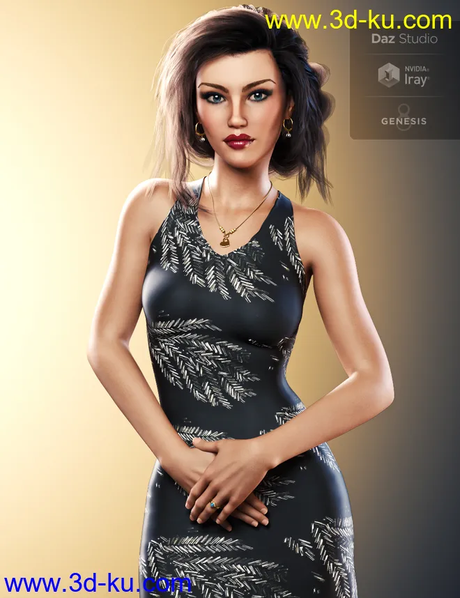 Elena HD for Genesis 8 Female模型的图片7