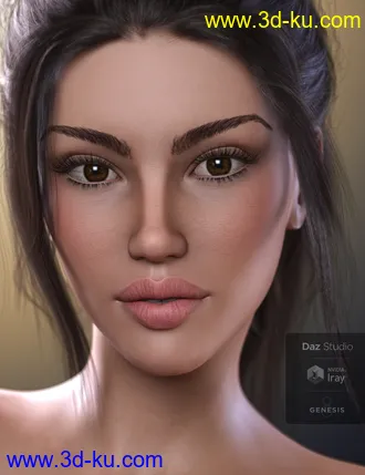 3D打印模型Elena HD for Genesis 8 Female的图片