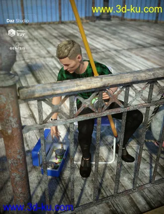 3D打印模型End of the Pier Poses for Genesis 8 Male的图片