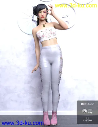 3D打印模型Erika HD plus Morphs and Expressions for Genesis 8 Female的图片