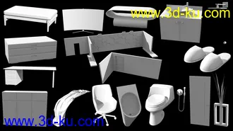 3D打印模型Eurotel Premium Bedroom的图片