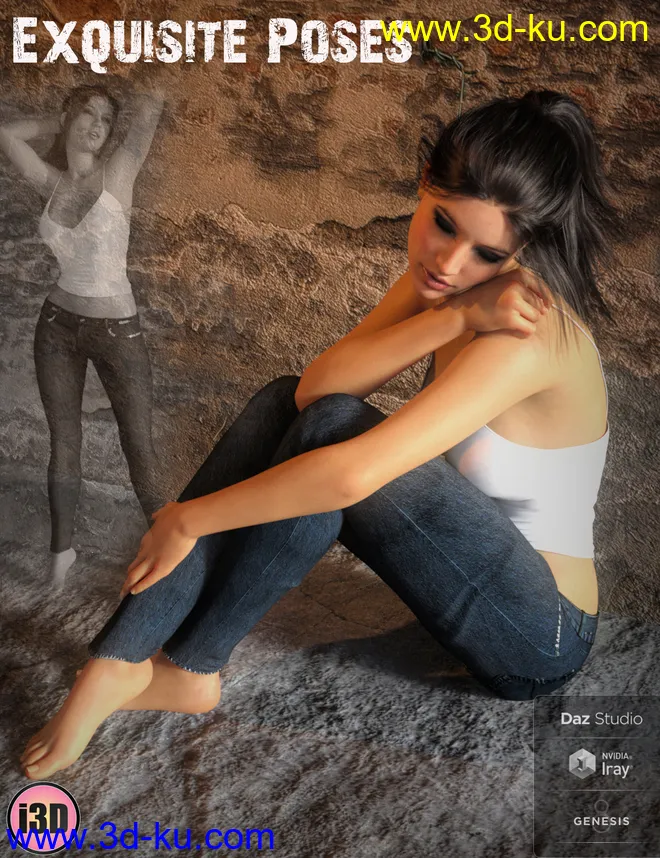 Exquisite Poses & Morphing Chair for Genesis 8 Female模型的图片1