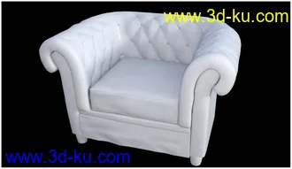 3D打印模型Exquisite Poses & Morphing Chair for Genesis 8 Female的图片