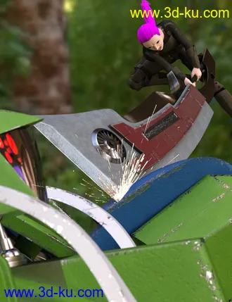 3D打印模型Extreme Blades的图片