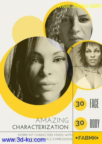 3D打印模型Face and Body Morph Kit for Genesis 8 Female的图片