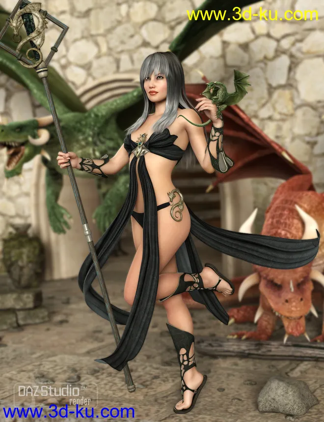 Fantasia For Genesis 2 Female(s)模型的图片2