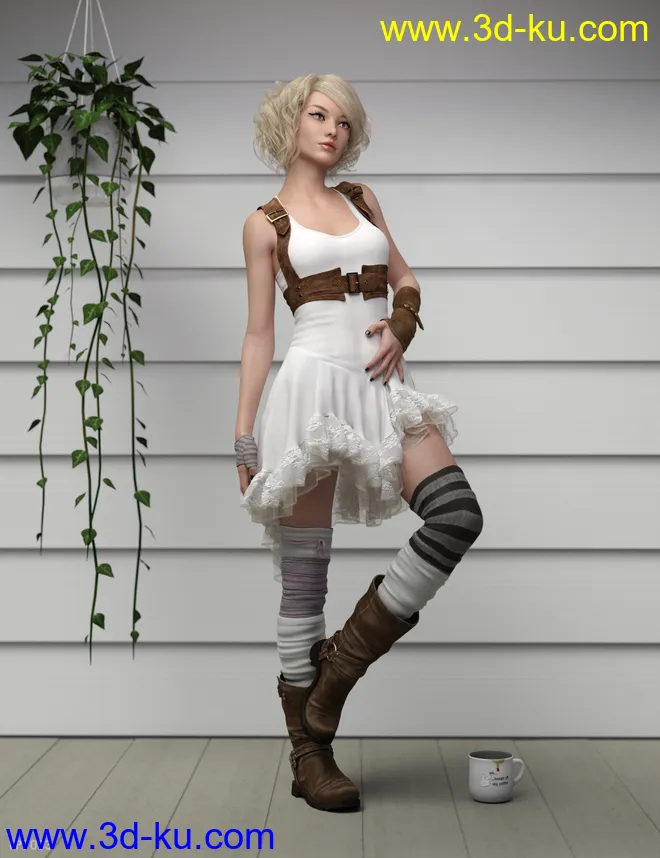 Fast Production Poses for Genesis 3 and 8 Female模型的图片2