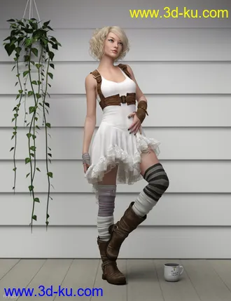 3D打印模型Fast Production Poses for Genesis 3 and 8 Female的图片