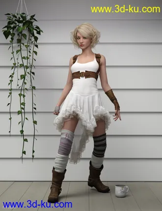 3D打印模型Fast Production Poses for Genesis 3 and 8 Female的图片