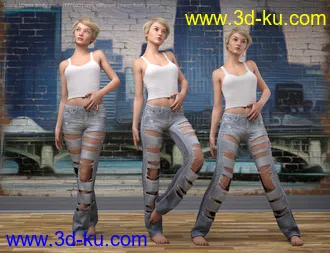 3D打印模型Fast Production Poses for Genesis 3 and 8 Female的图片