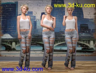 3D打印模型Fast Production Poses for Genesis 3 and 8 Female的图片