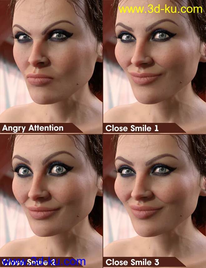 Fatal Stranger Emotions for Genesis 8 Female模型的图片2