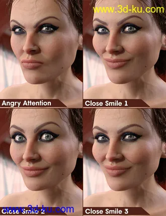 3D打印模型Fatal Stranger Emotions for Genesis 8 Female的图片