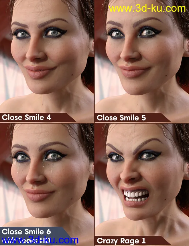 Fatal Stranger Emotions for Genesis 8 Female模型的图片3