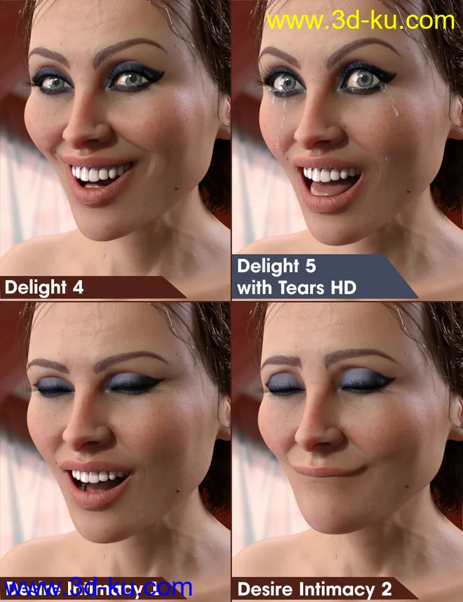 Fatal Stranger Emotions for Genesis 8 Female模型的图片5