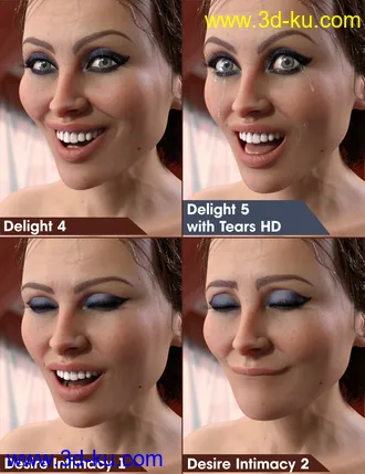 3D打印模型Fatal Stranger Emotions for Genesis 8 Female的图片