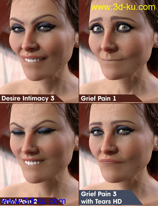 Fatal Stranger Emotions for Genesis 8 Female模型的图片6