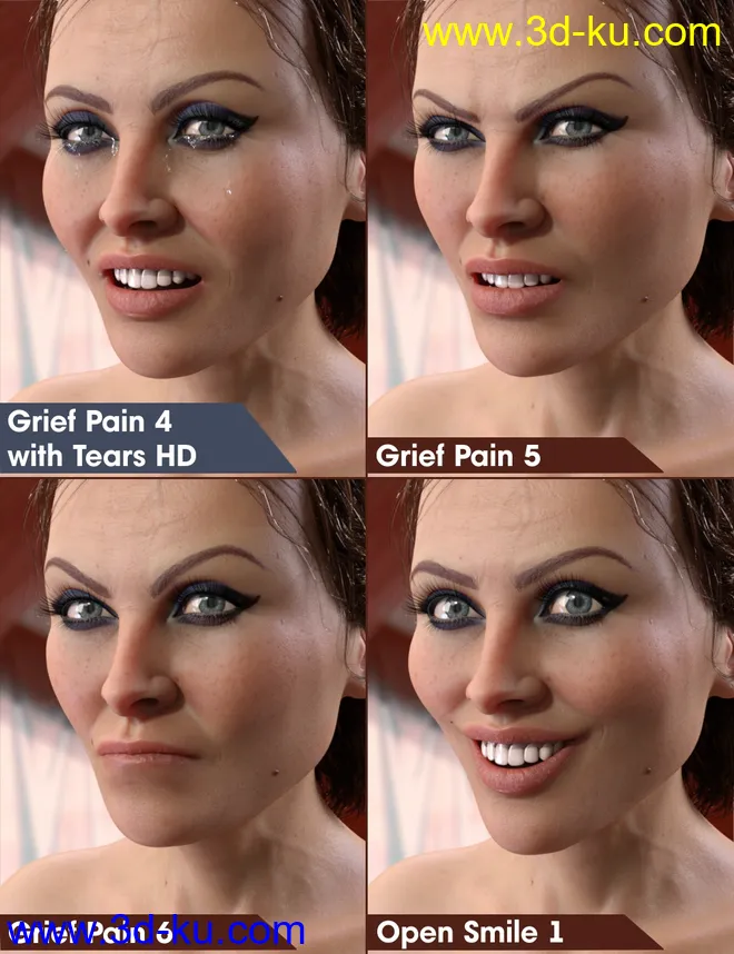 Fatal Stranger Emotions for Genesis 8 Female模型的图片7