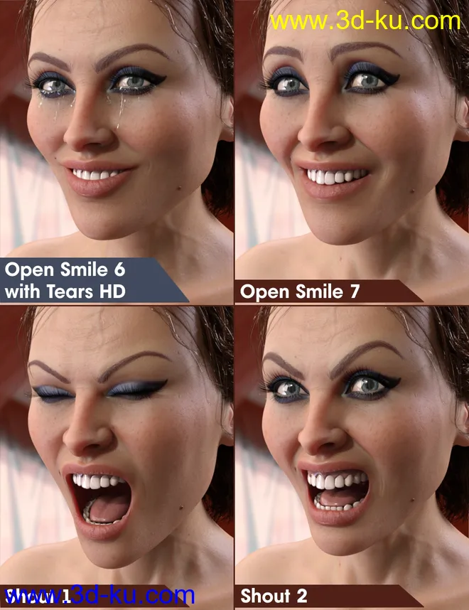 Fatal Stranger Emotions for Genesis 8 Female模型的图片9