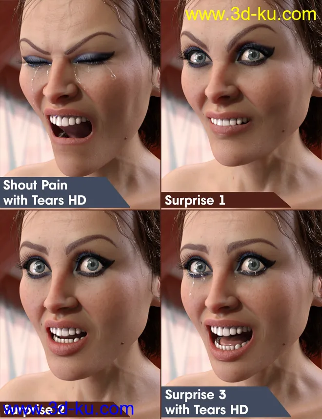 Fatal Stranger Emotions for Genesis 8 Female模型的图片10