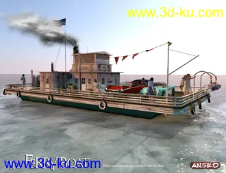 3D打印模型Ferry Boat的图片