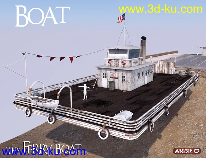 Ferry Boat模型的图片3