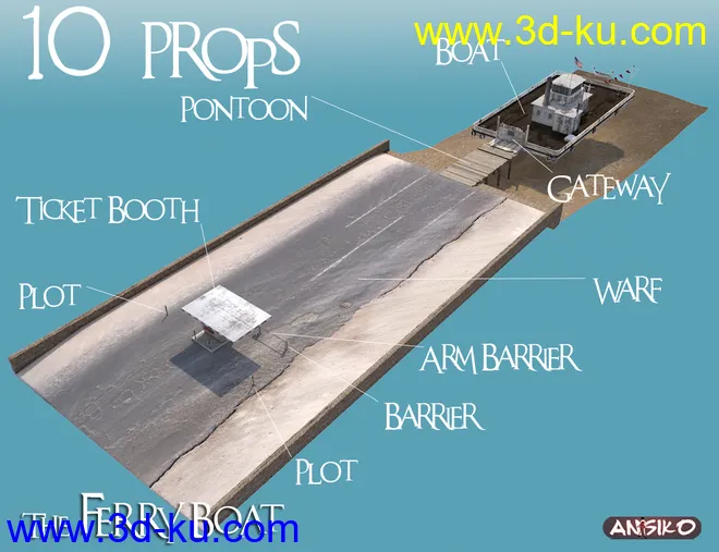 Ferry Boat模型的图片6