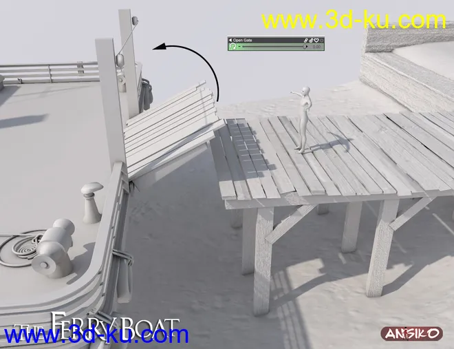 Ferry Boat模型的图片8