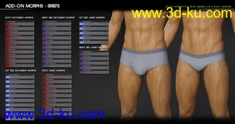 3D打印模型Fit Control Add-On for Genesis 3 & 8 Male的图片