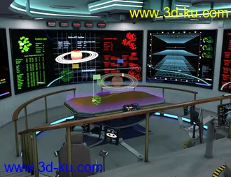 3D打印模型Fleet Ops - Admiral's Bridge的图片