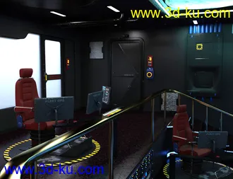 3D打印模型Fleet Ops - Admiral's Bridge的图片