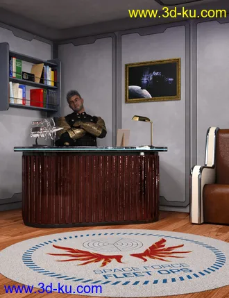 3D打印模型Fleet Ops - Admiral's Cabin的图片