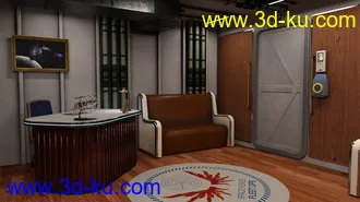 3D打印模型Fleet Ops - Admiral's Cabin的图片