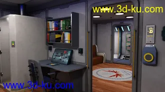 3D打印模型Fleet Ops - Admiral's Cabin的图片