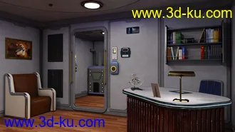 3D打印模型Fleet Ops - Admiral's Cabin的图片