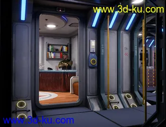 3D打印模型Fleet Ops - Admiral's Cabin的图片
