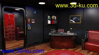3D打印模型Fleet Ops - Admiral's Cabin的图片