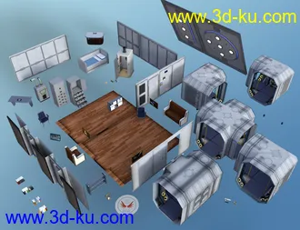 3D打印模型Fleet Ops - Admiral's Cabin的图片