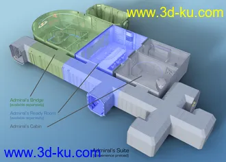 3D打印模型Fleet Ops - Admiral's Cabin的图片
