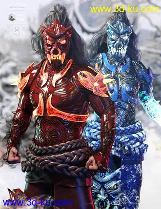 3D打印模型Force Iron-Fire Outfit Iray Texture Set的图片