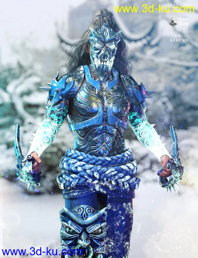Force Iron-Fire Outfit Iray Texture Set模型的图片2