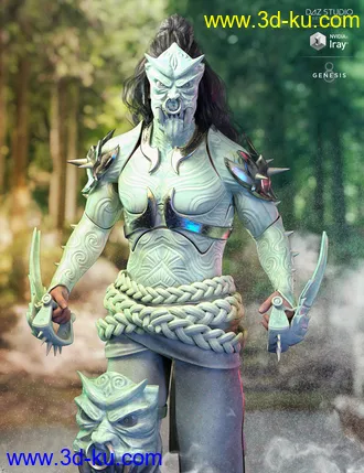 3D打印模型Force Iron-Fire Outfit Iray Texture Set的图片