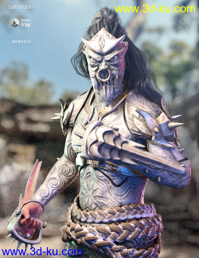 Force Iron-Fire Outfit Iray Texture Set模型的图片5