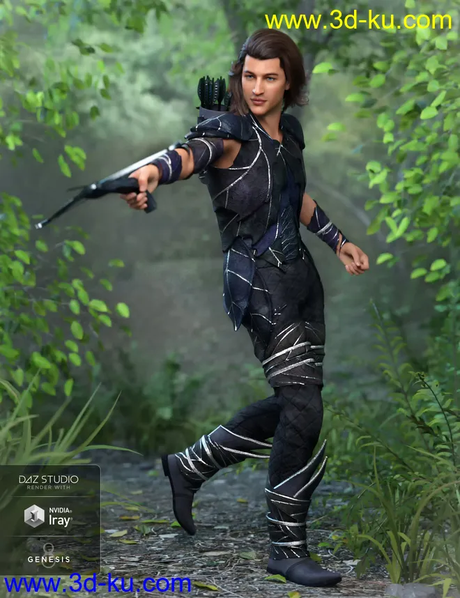 Forest Guardian Outfit Textures模型的图片1